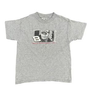 Chase Authentics Kids Dale Earnhardt Jr 8 Racing Graphic T-Shirt Gray S 6-8